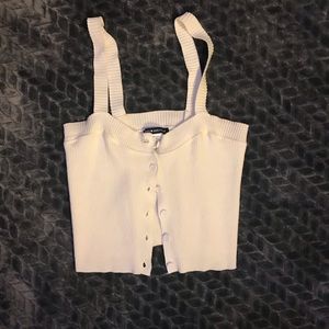 Brandy Melville Button Up Tank-Top
